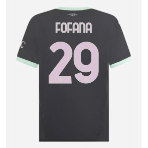 AC Milan Youssouf Fofana #29 Rezervni Dres 2024-25 Kratak Rukavima